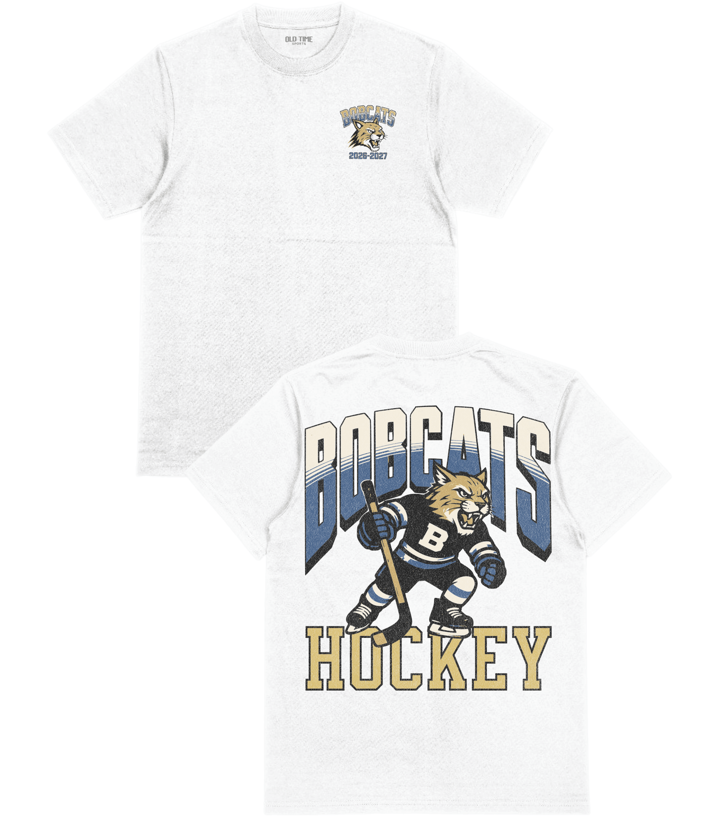 Bobcats Hockey Adult T-Shirt - Old Time Sports