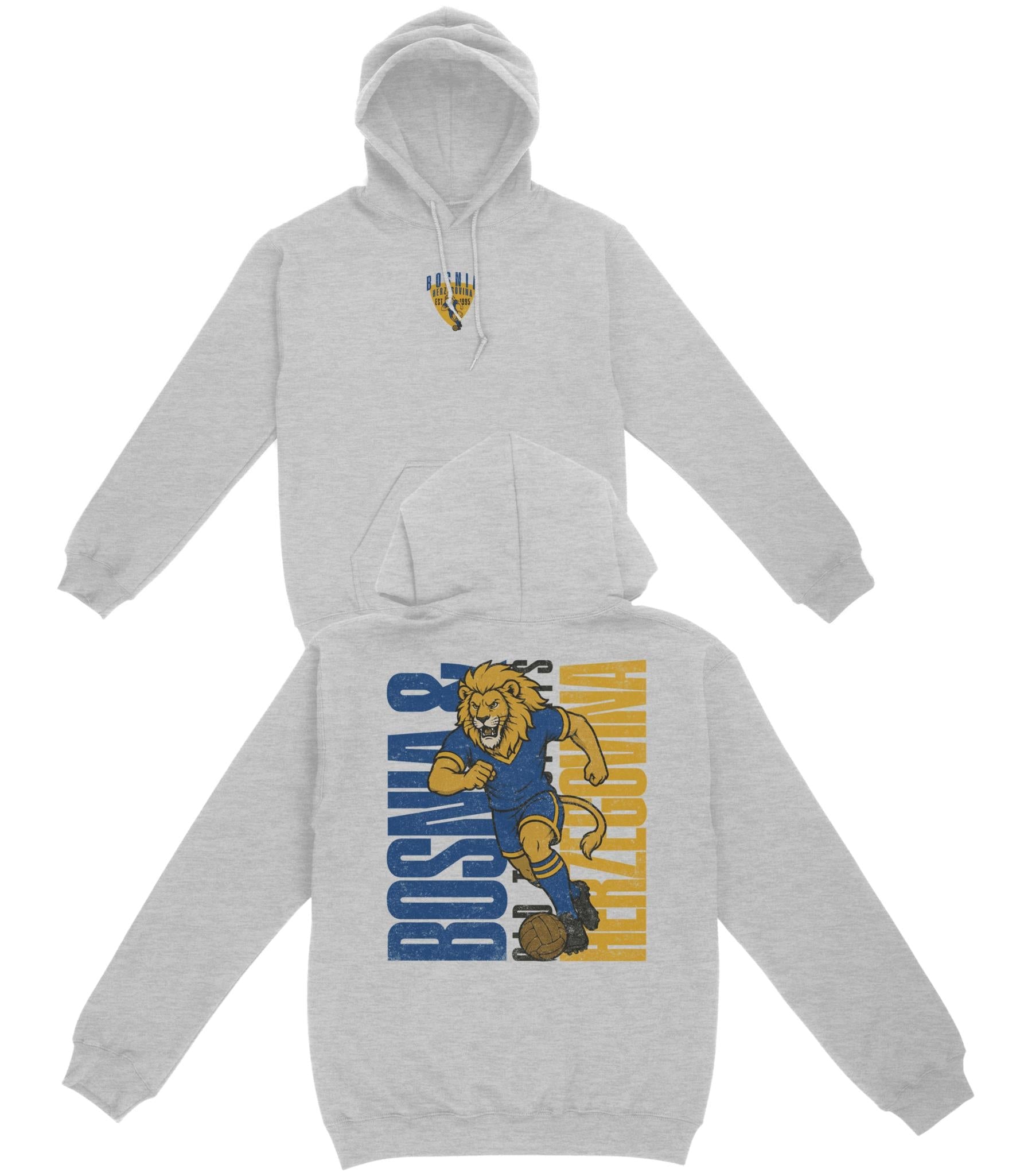 Bosnia & Herzegovina Football Basic Hoodie - Old Time Sports