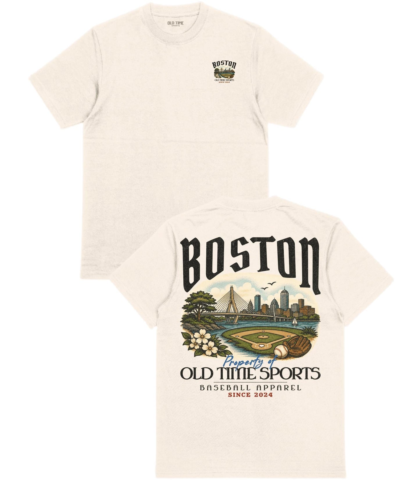 Boston Baseball T-Shirt - Old Time Sports