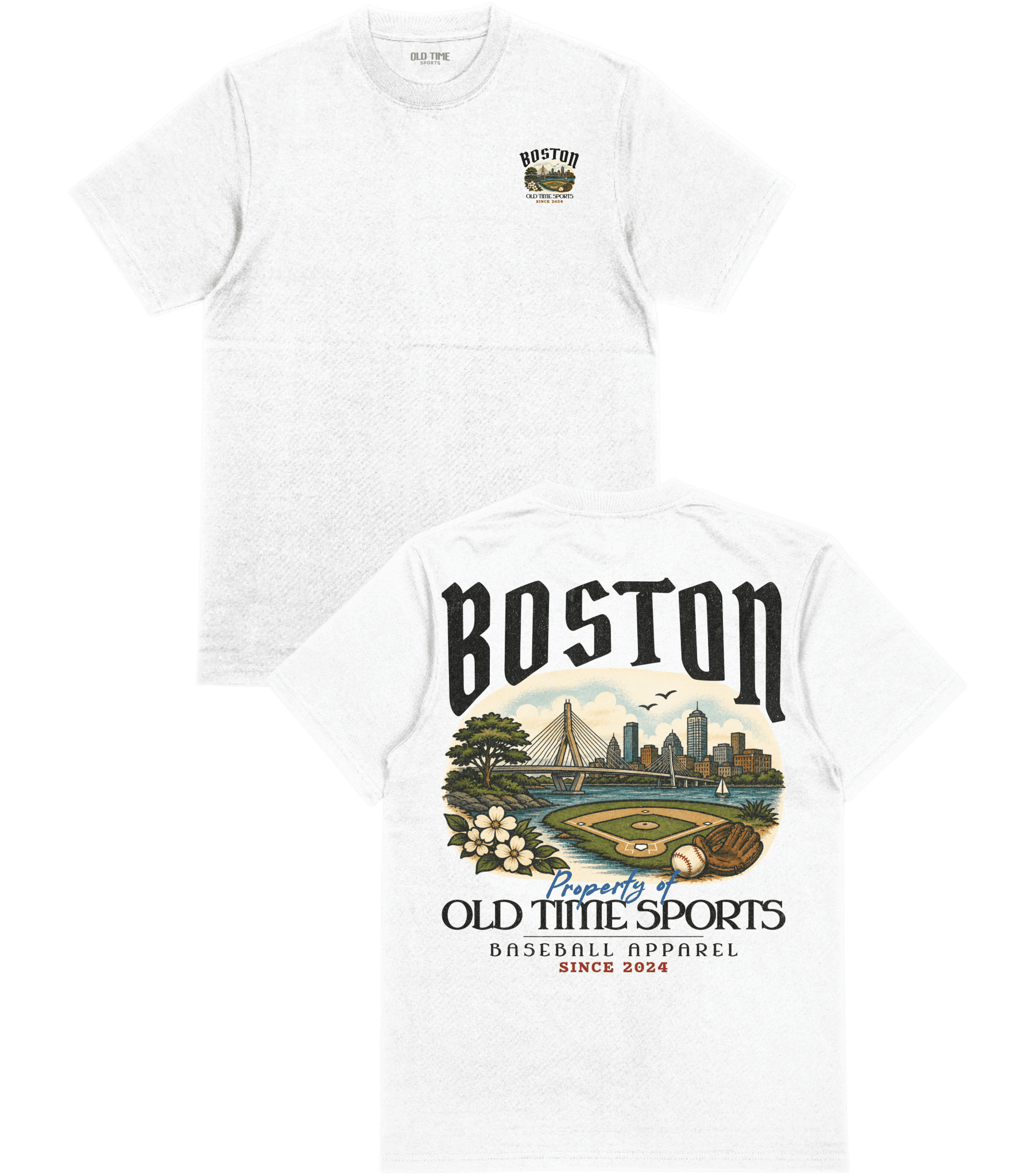 Boston Baseball T-Shirt - Old Time Sports