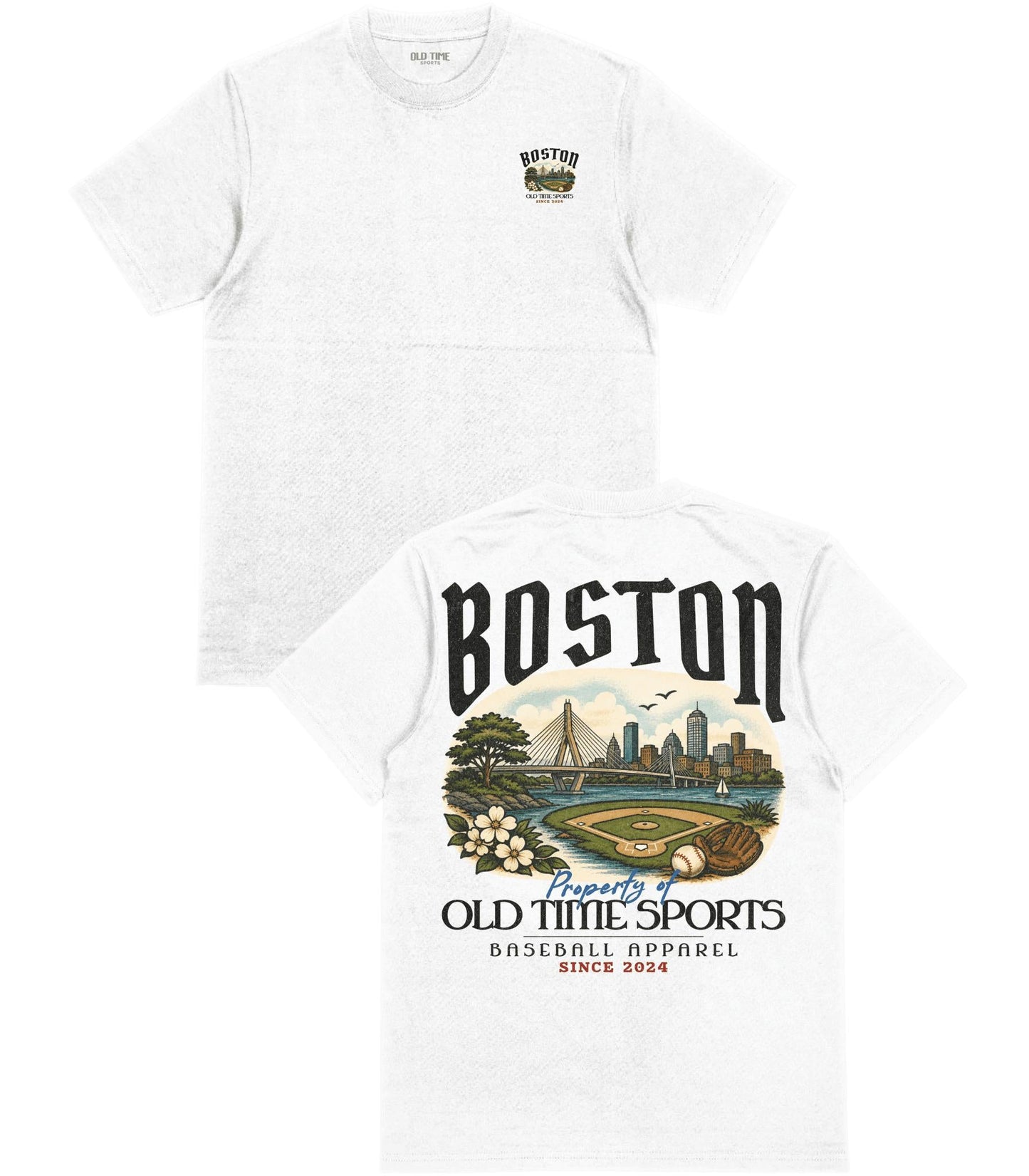 Boston Baseball T-Shirt - Old Time Sports