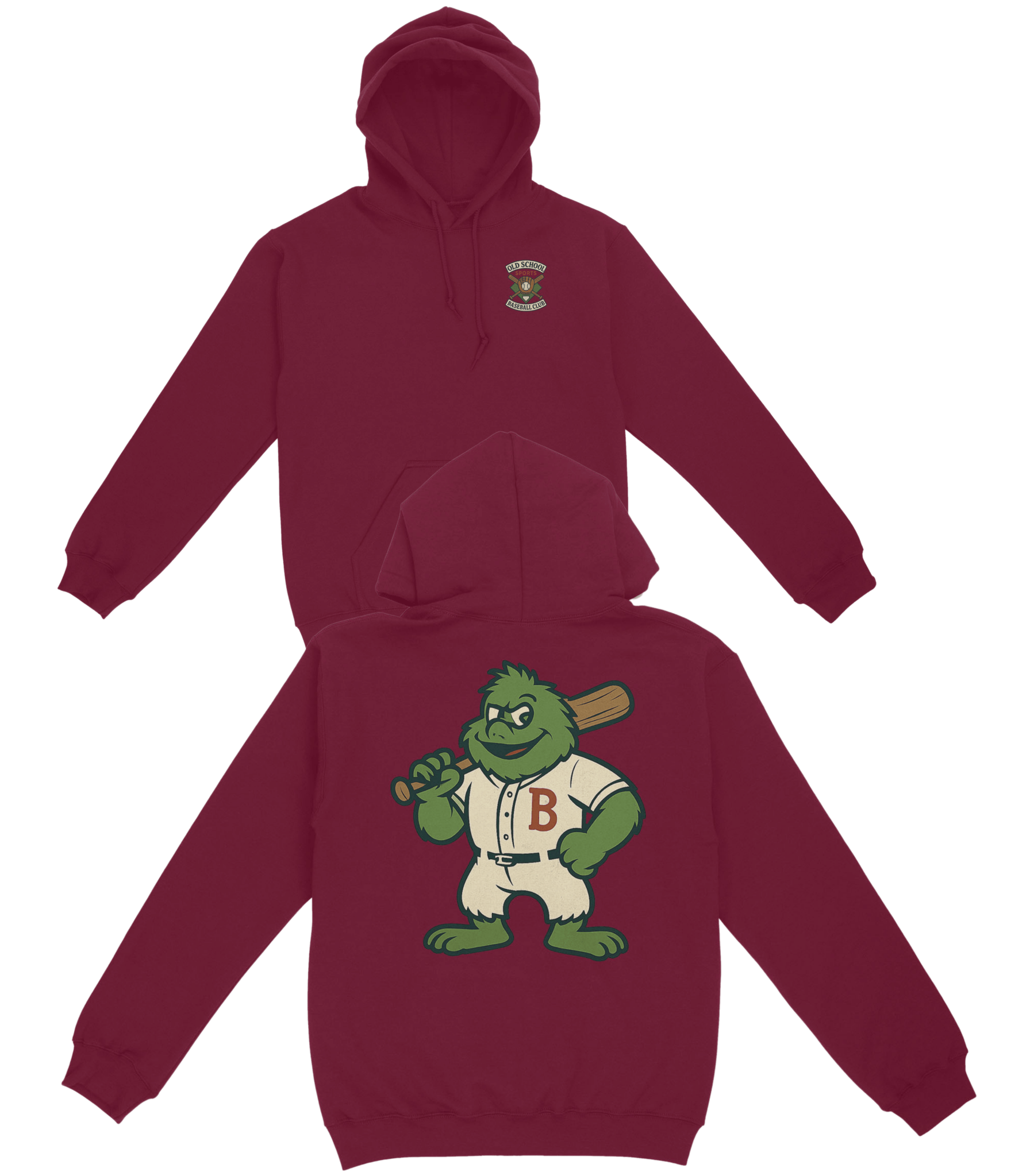 Boston Baseball v4 Basic Hoodie - Old Time Sports