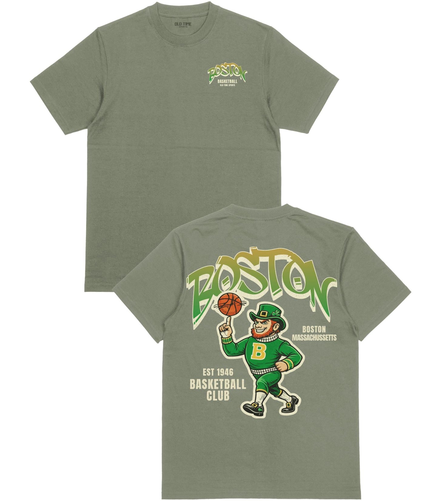 Boston Basketball T-Shirt - Old Time Sports