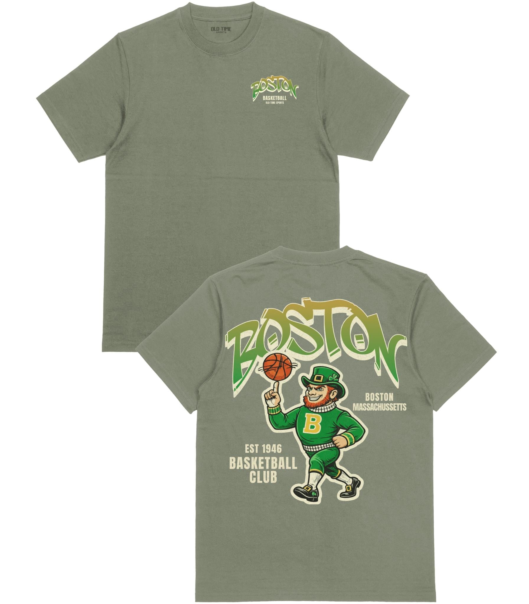 Boston Basketball T-Shirt - Old Time Sports