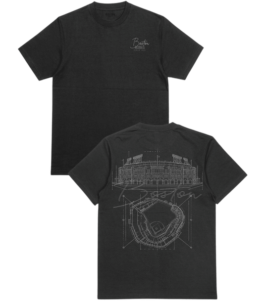 Boston Blueprints T-Shirt - Old Time Sports