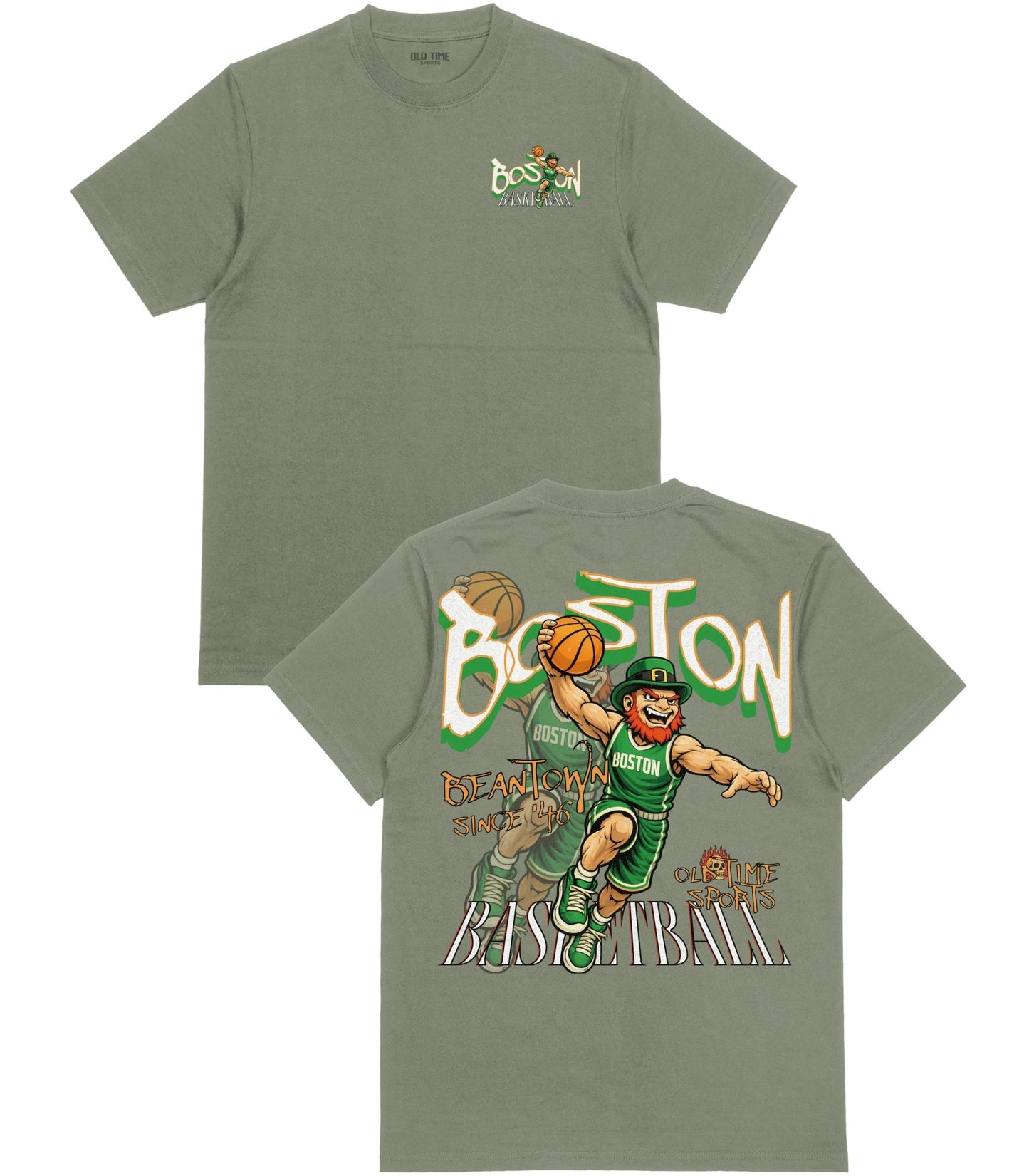 Boston Dunkman T-Shirt - Old Time Sports