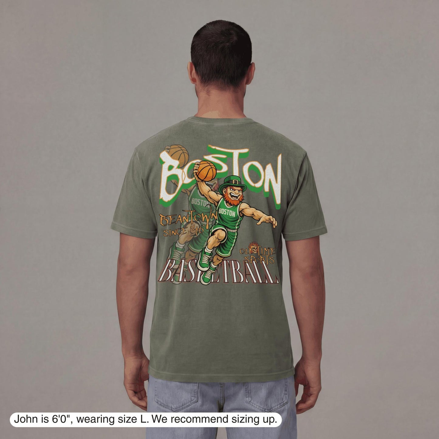 Boston Dunkman T-Shirt - Old Time Sports