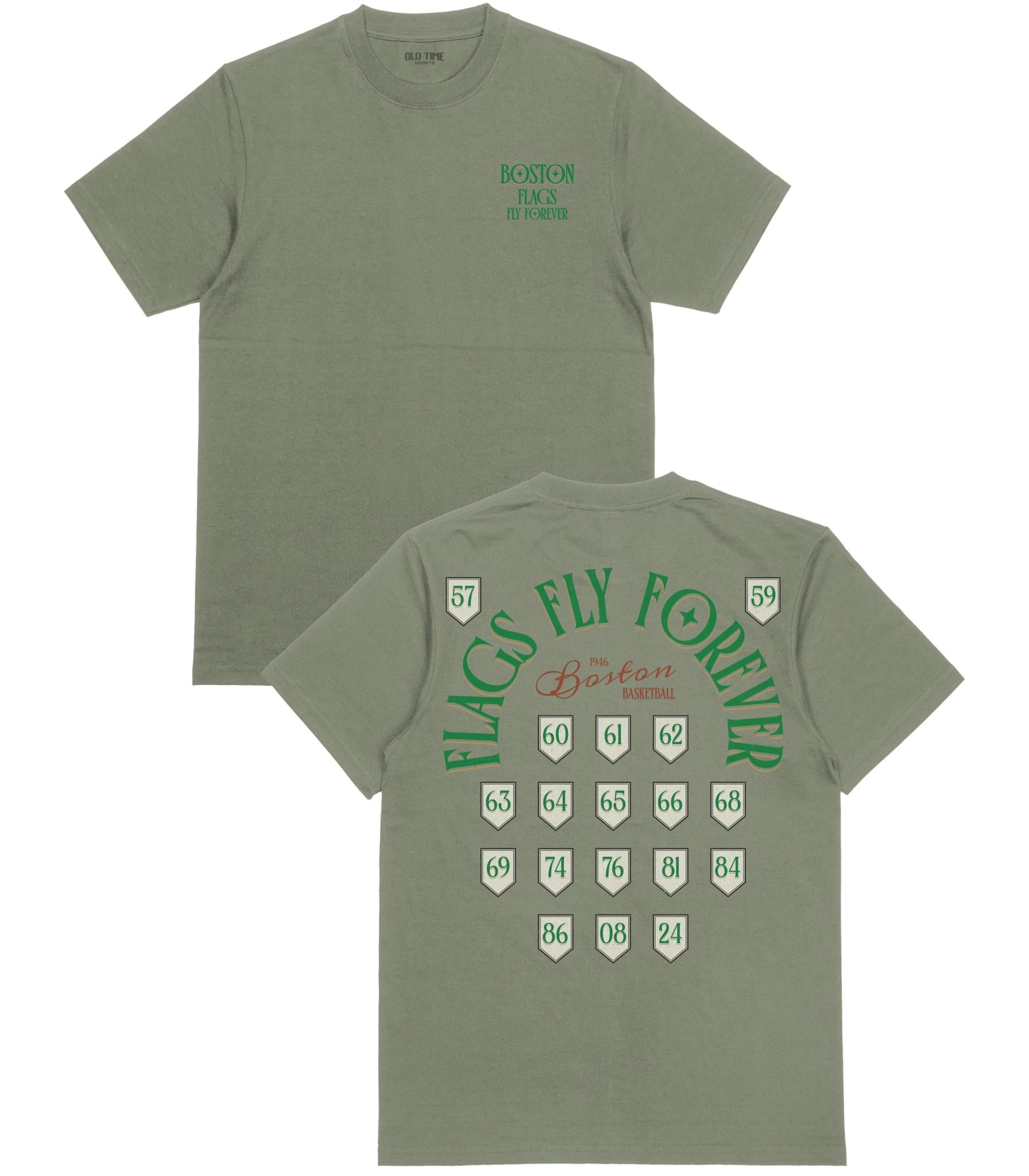 Boston Flags Fly Forever T-Shirt