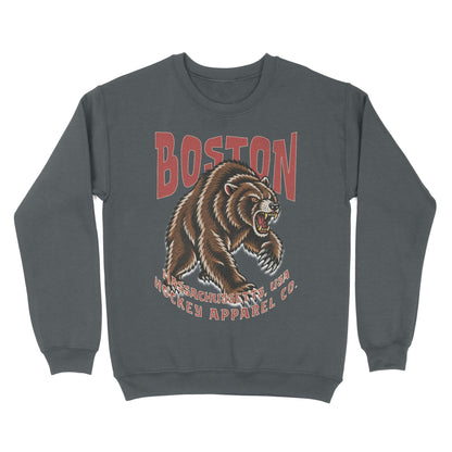 Boston Hockey Appl. Crewneck - Old Time Sports
