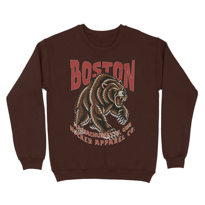 Boston Hockey Appl. Crewneck - Old Time Sports