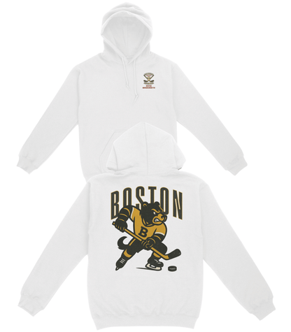 Boston Hockey v1 Basic Hoodie - Old Time Sports