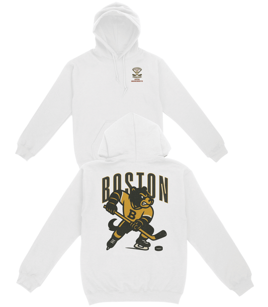 Boston Hockey v1 Basic Hoodie - Old Time Sports