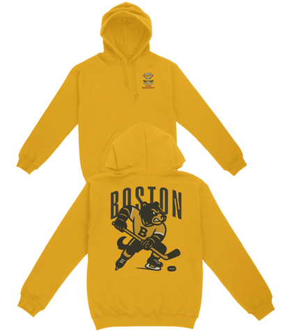 Boston Hockey v1 Basic Hoodie - Old Time Sports