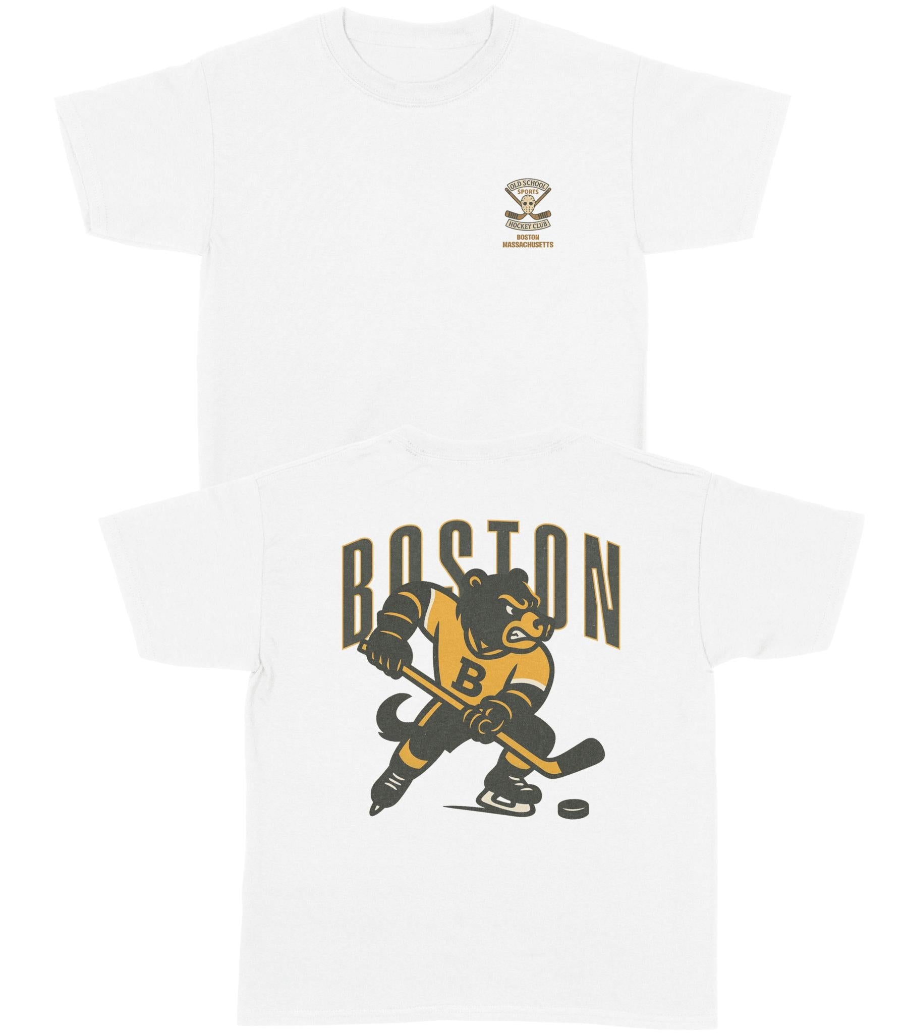 Boston Hockey v1 YOUTH T-Shirt - Old Time Sports