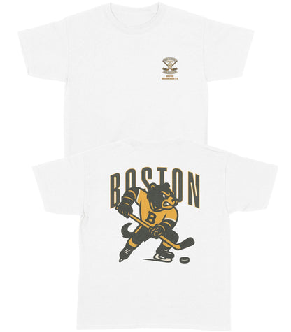 Boston Hockey v1 YOUTH T-Shirt - Old Time Sports