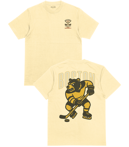 Boston Hockey v2 T-Shirt - Old Time Sports