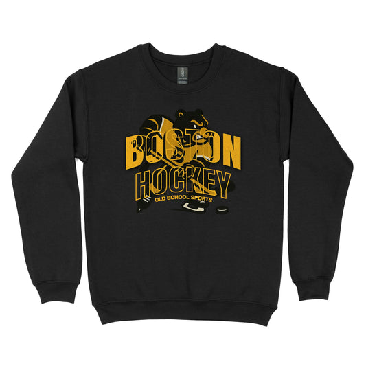 Boston Hockey YOUTH Crewneck - Old Time Sports
