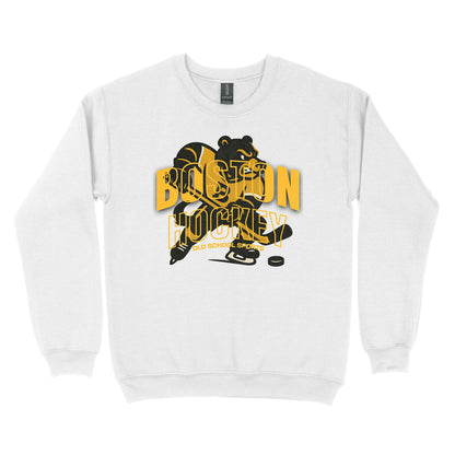 Boston Hockey YOUTH Crewneck - Old Time Sports