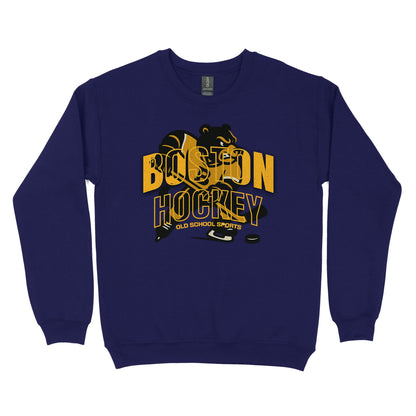 Boston Hockey YOUTH Crewneck - Old Time Sports