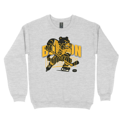 Boston Hockey YOUTH Crewneck - Old Time Sports