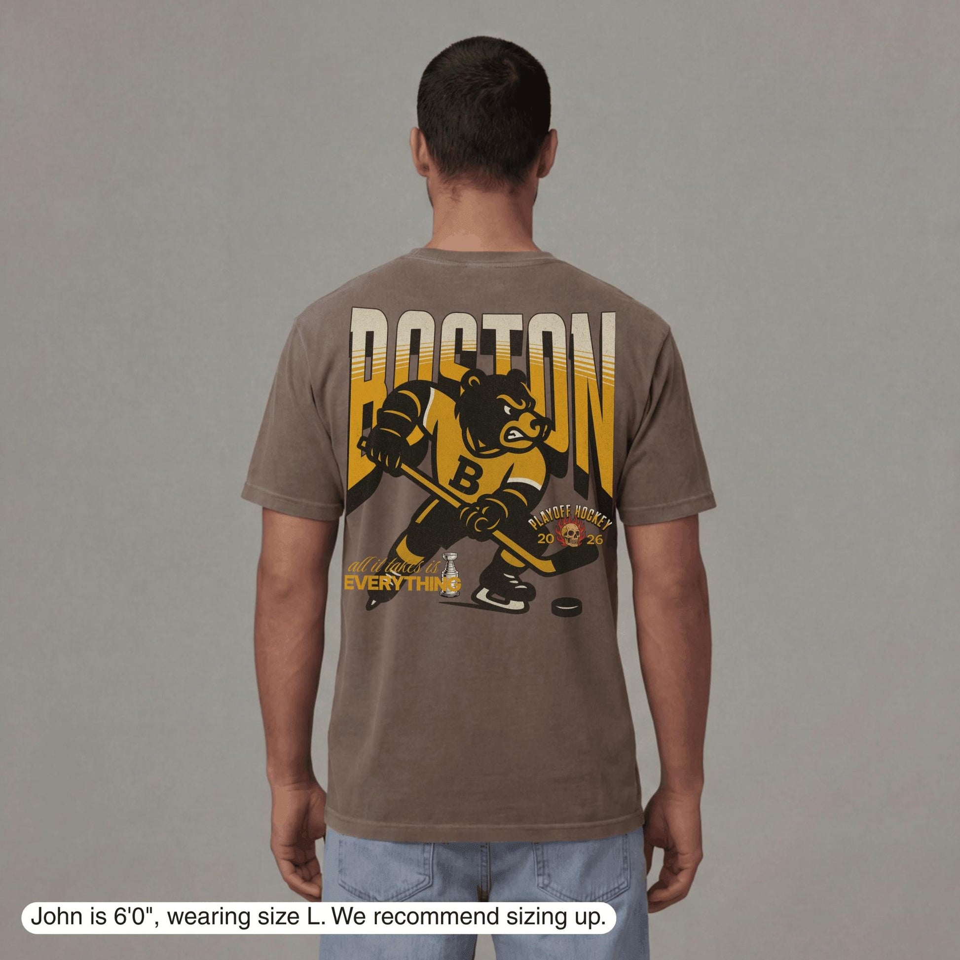 Boston Playoff Hockey T-Shirt - Old Time Sports