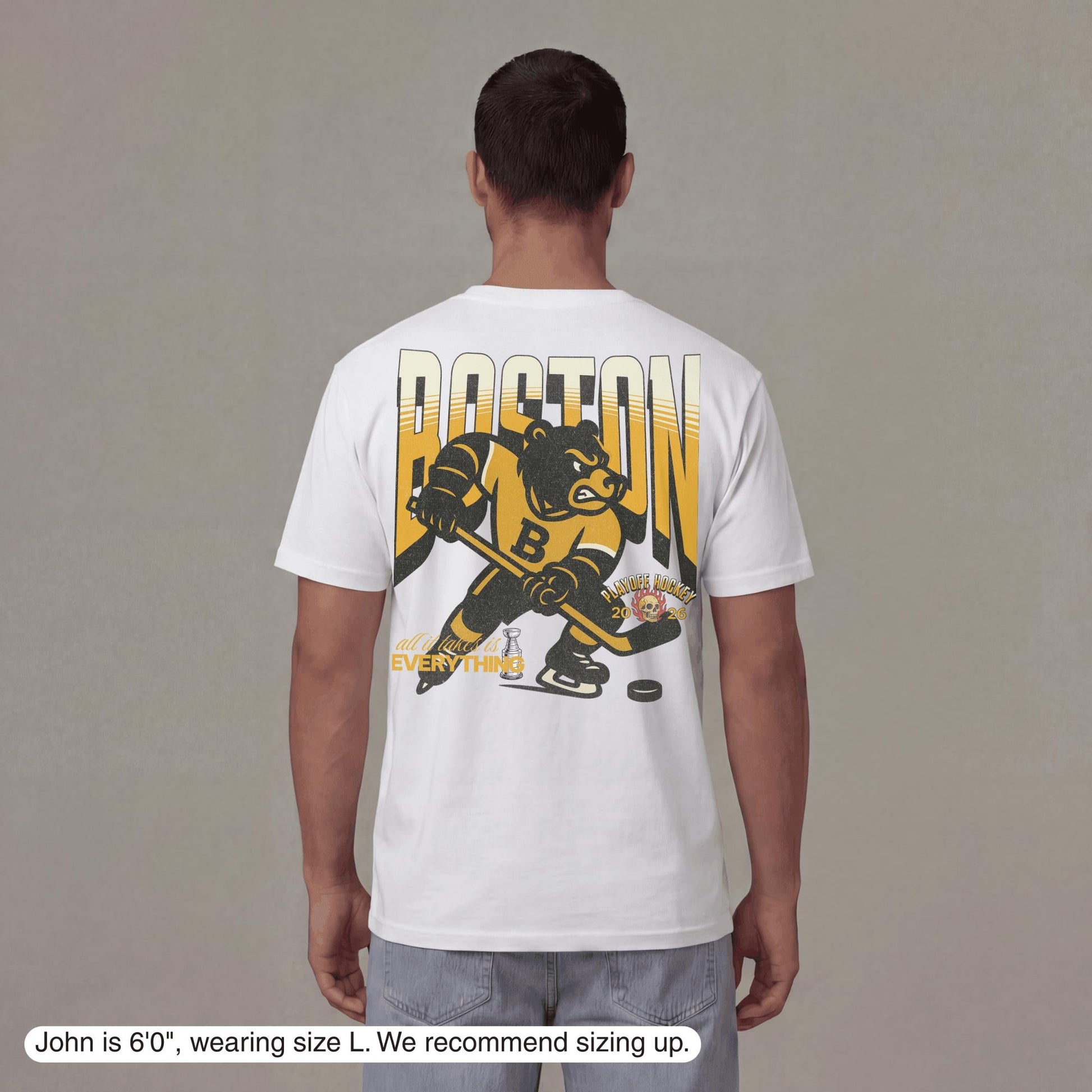 Boston Playoff Hockey T-Shirt - Old Time Sports