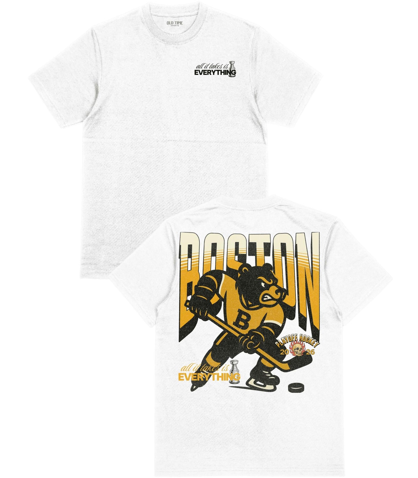 Boston Playoff Hockey T-Shirt - Old Time Sports