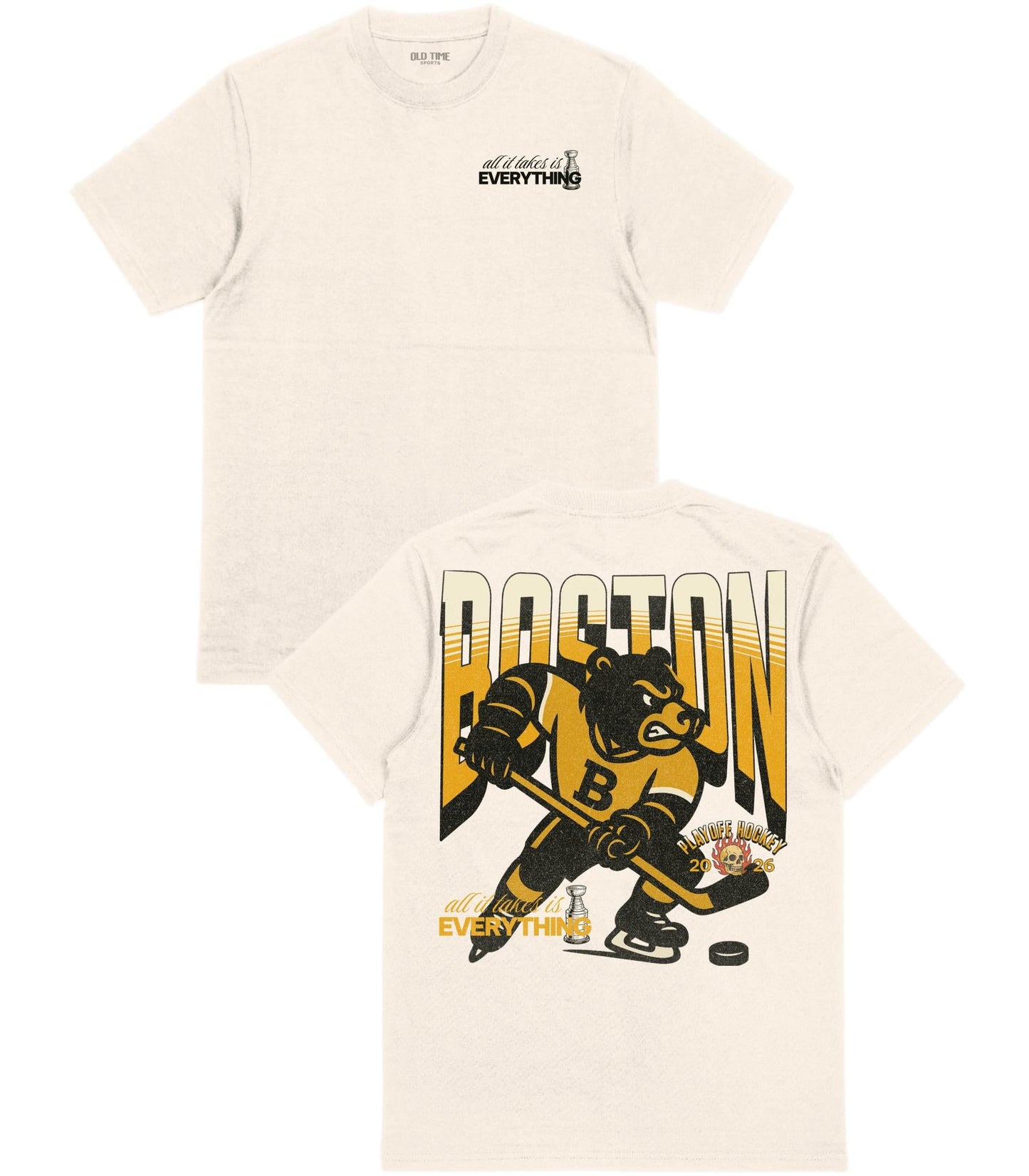 Boston Playoff Hockey T-Shirt - Old Time Sports