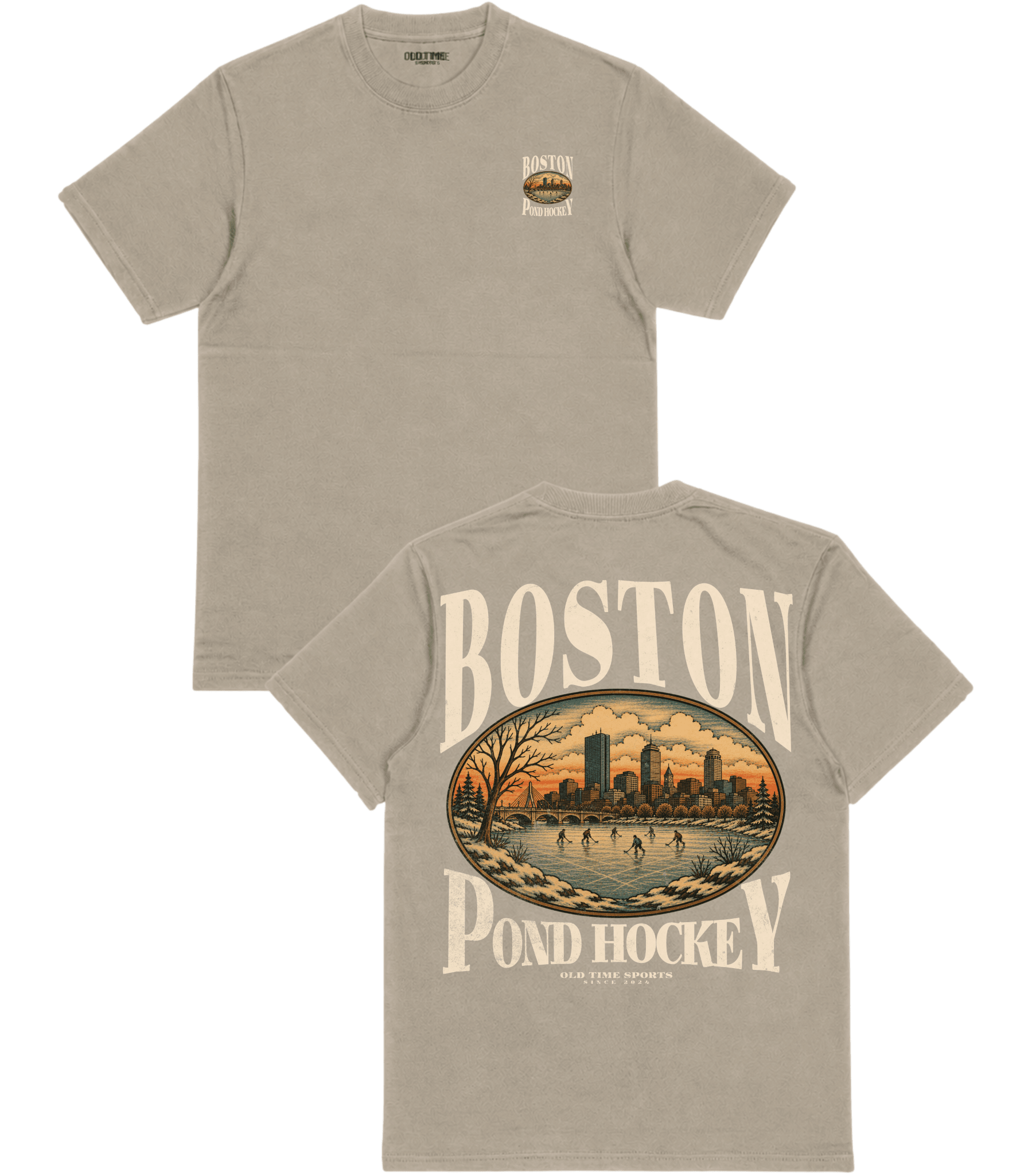 Boston Pond Hockey T-Shirt - Old Time Sports