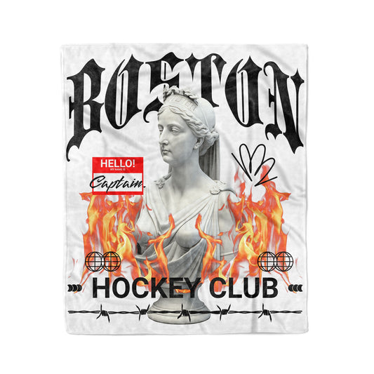 Boston Women's HC 50x60in Fleece Blanket - Old Time Sports