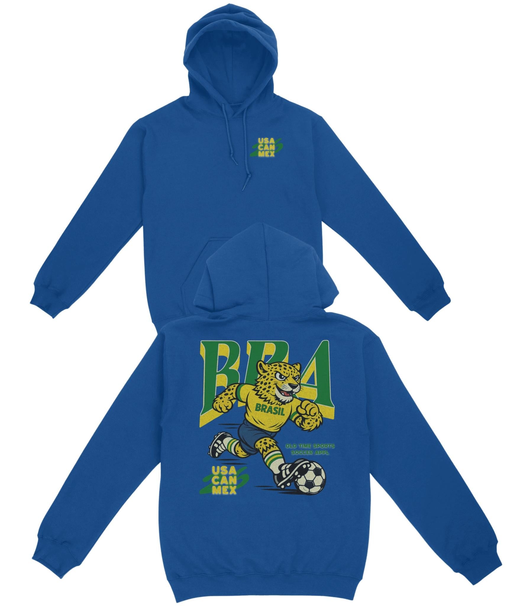 Brasil Soccer Team Basic Hoodie - Old Time Sports