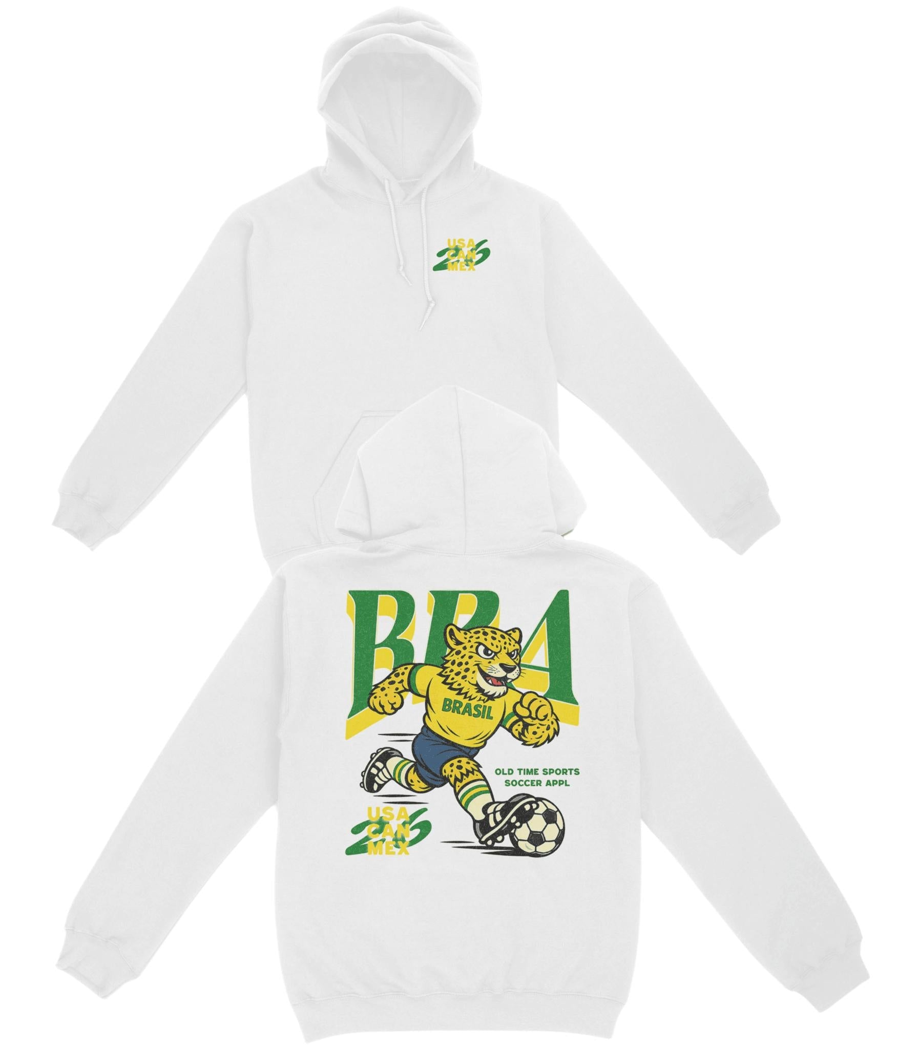 Brasil Soccer Team Basic Hoodie - Old Time Sports