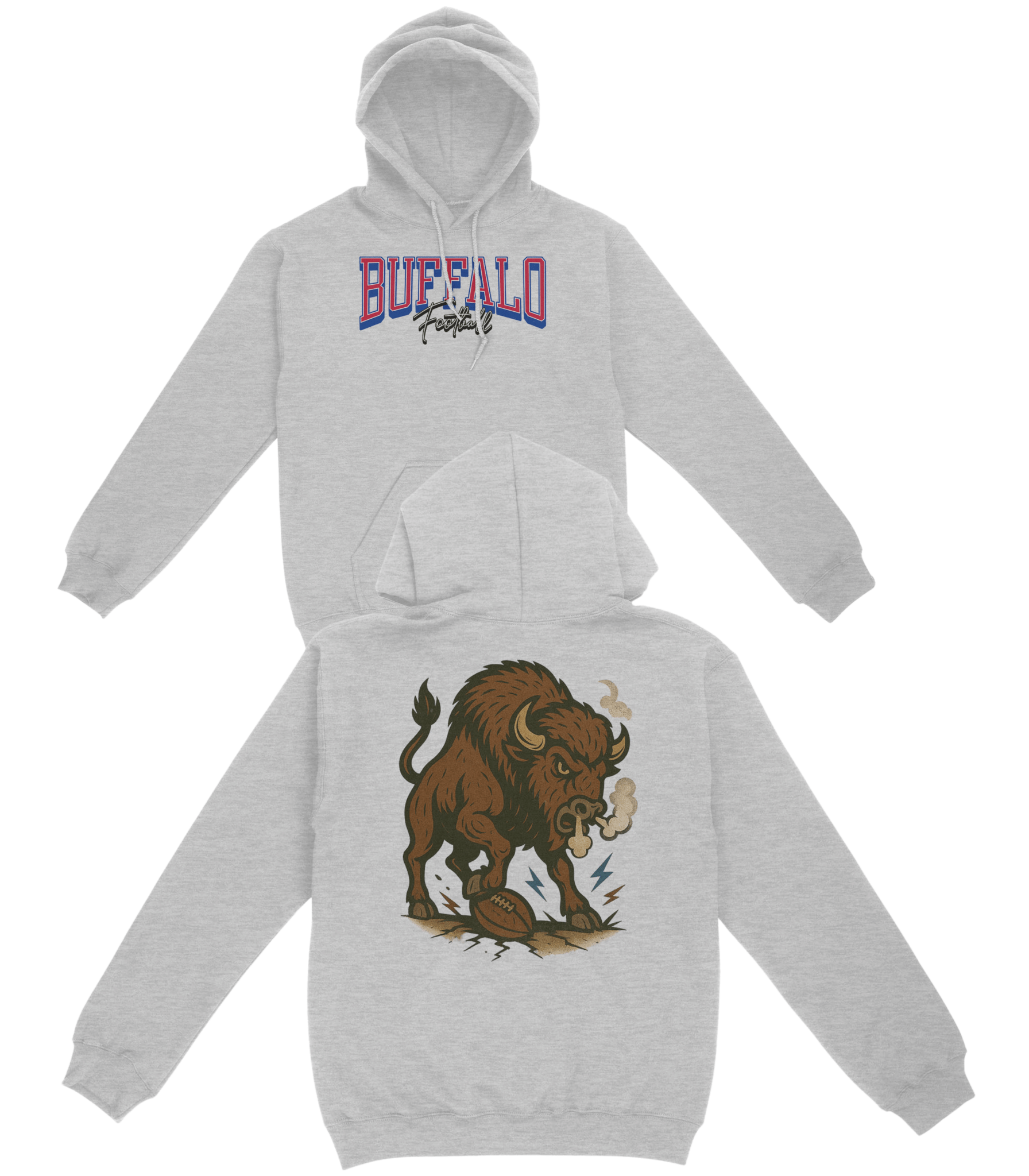 Buffalo Football Basic Hoodie - Old Time Sports