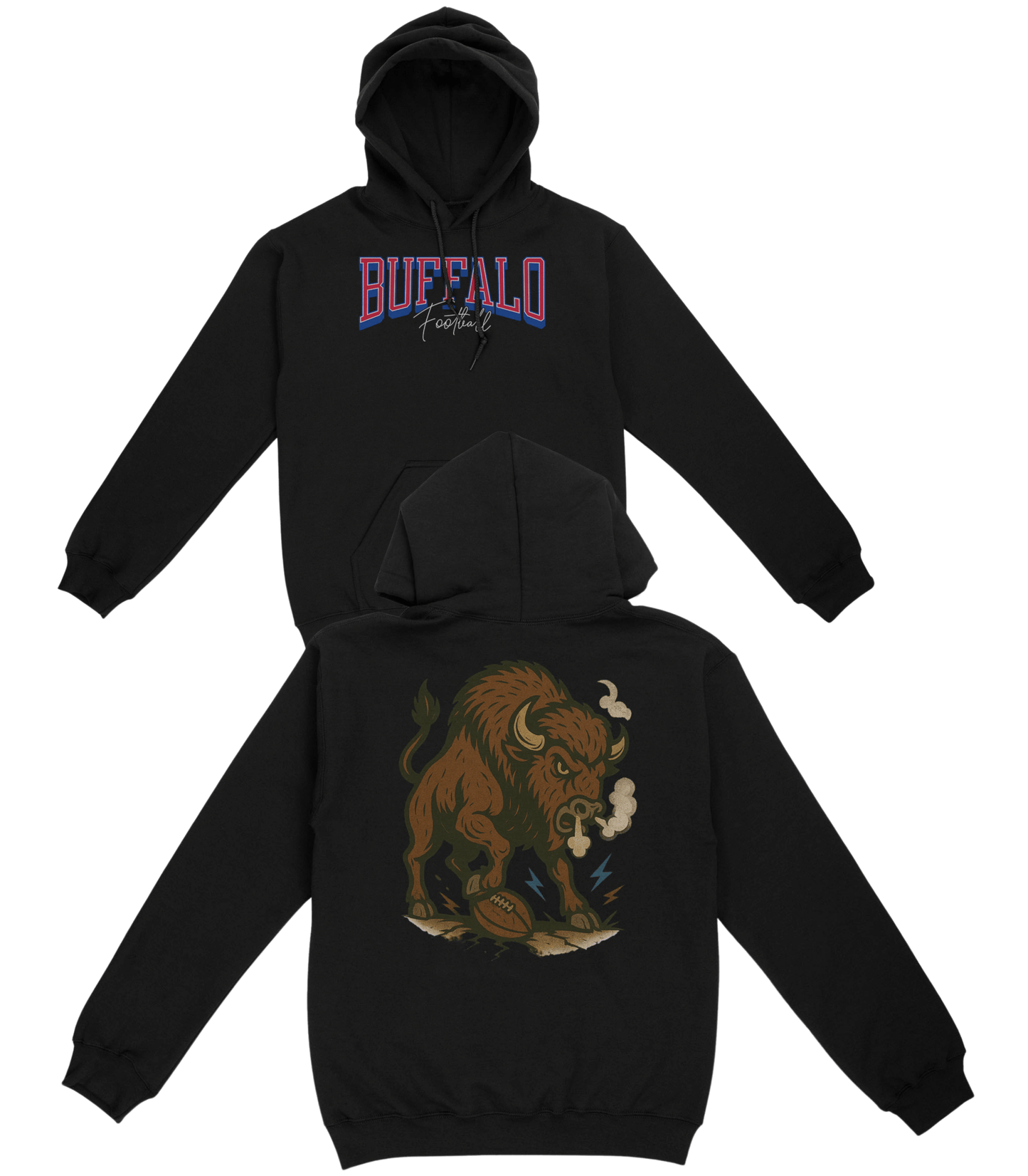 Buffalo Football Basic Hoodie - Old Time Sports