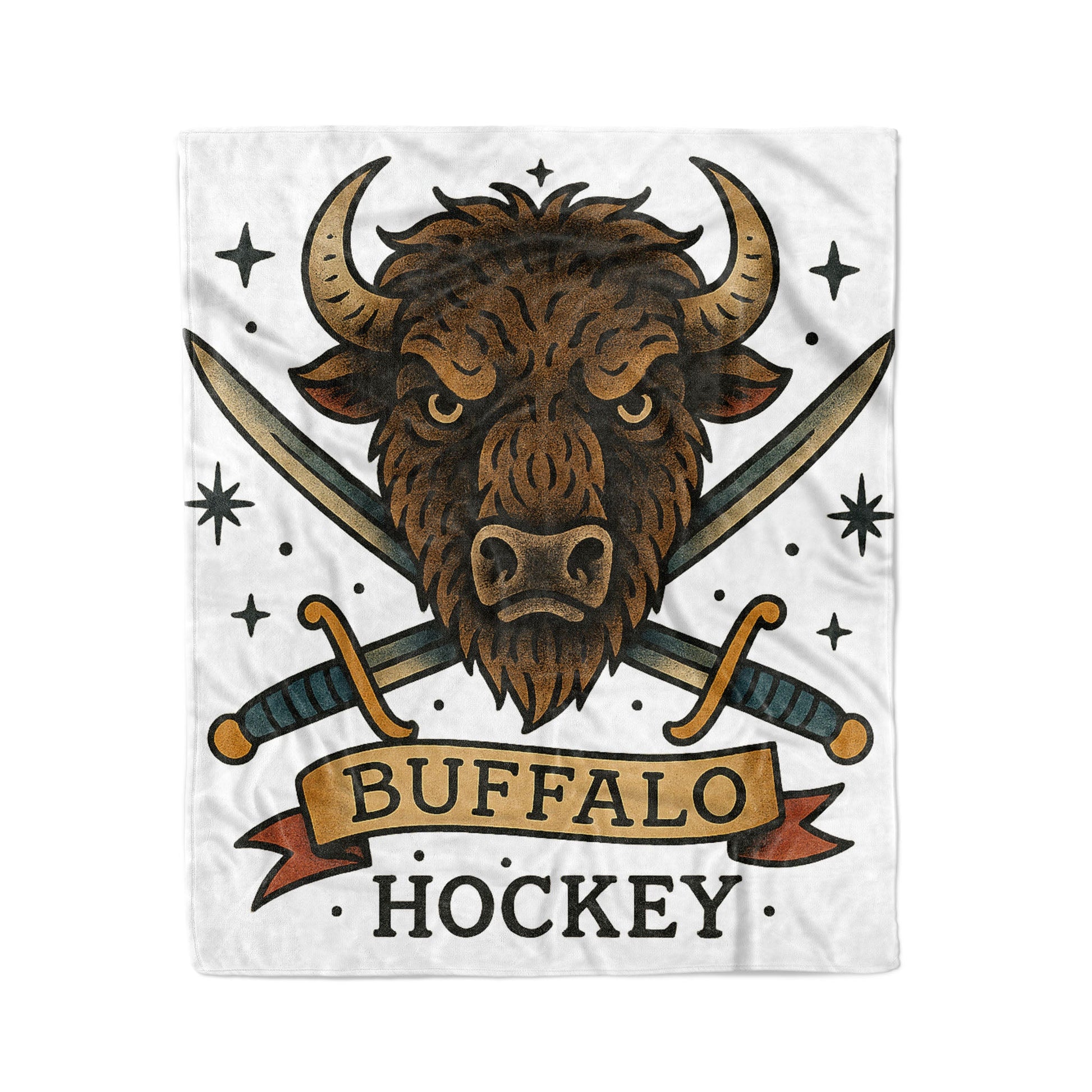 Buffalo Hockey 50x60in Fleece Blanket - Old Time Sports