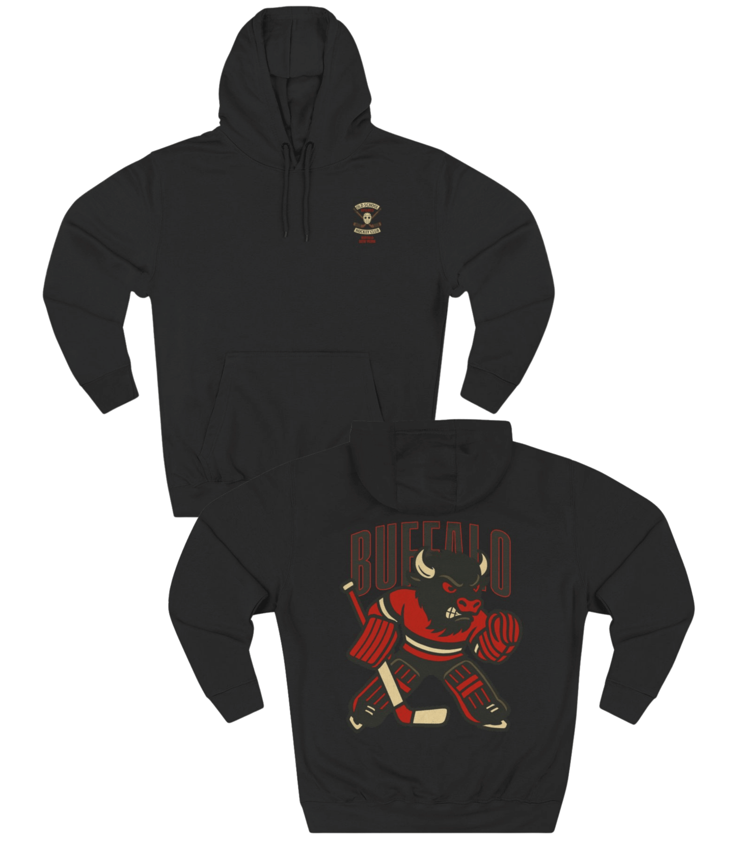 Buffalo Hockey v1 Hoodie - Old Time Sports
