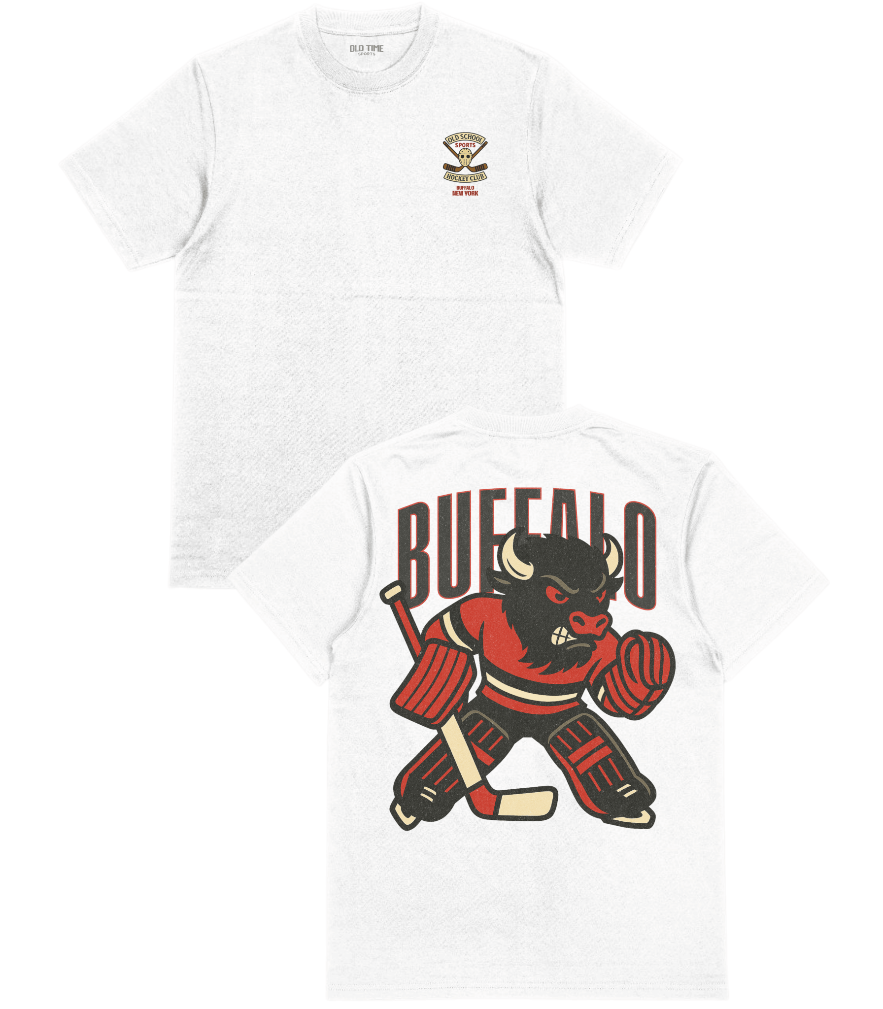 Buffalo Hockey v1 T-Shirt - Old Time Sports