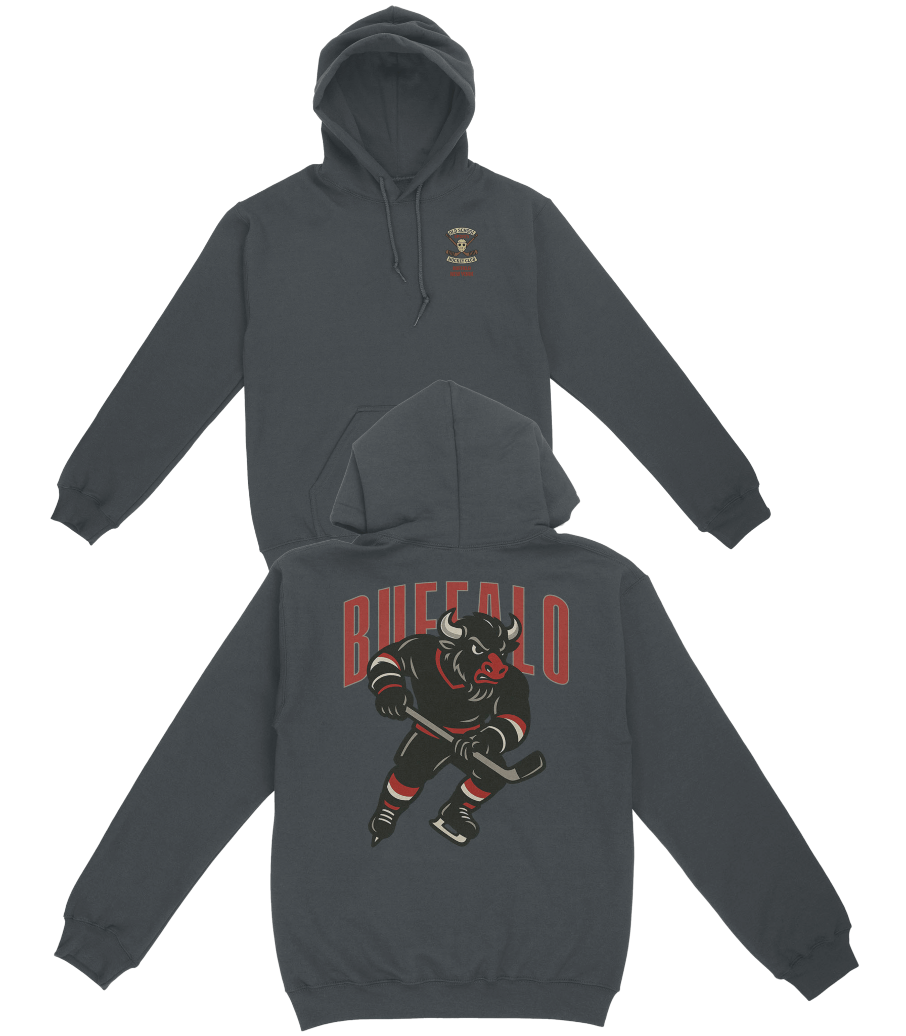 Buffalo Hockey v2 Basic Hoodie - Old Time Sports