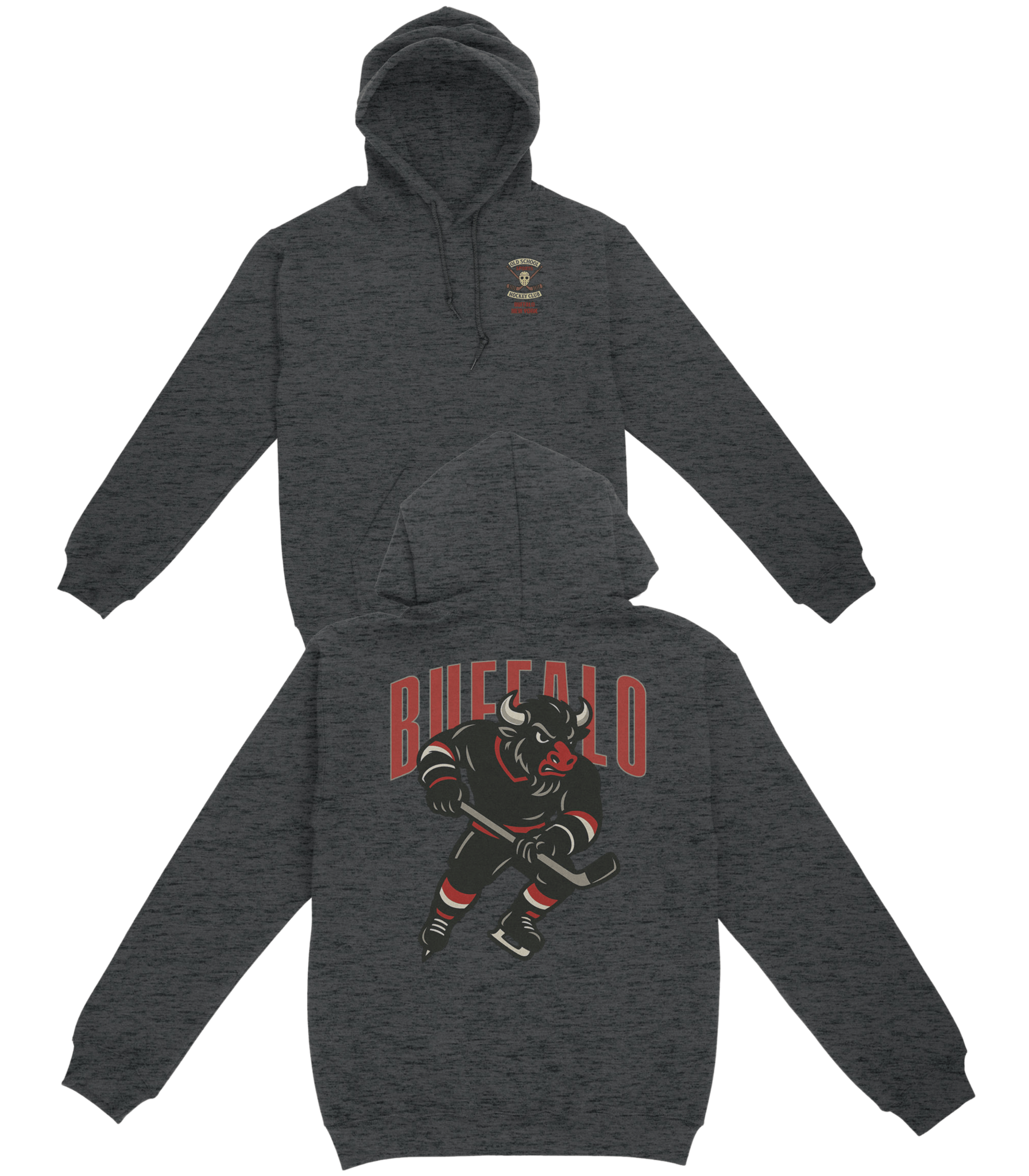 Buffalo Hockey v2 Basic Hoodie - Old Time Sports