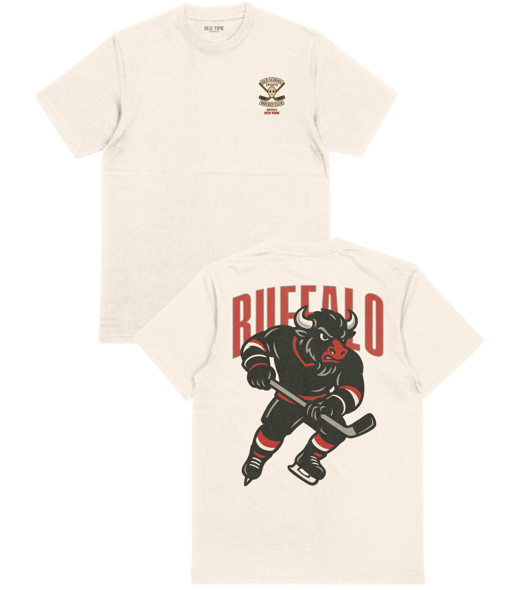 Buffalo Hockey v2 T-Shirt - Old Time Sports