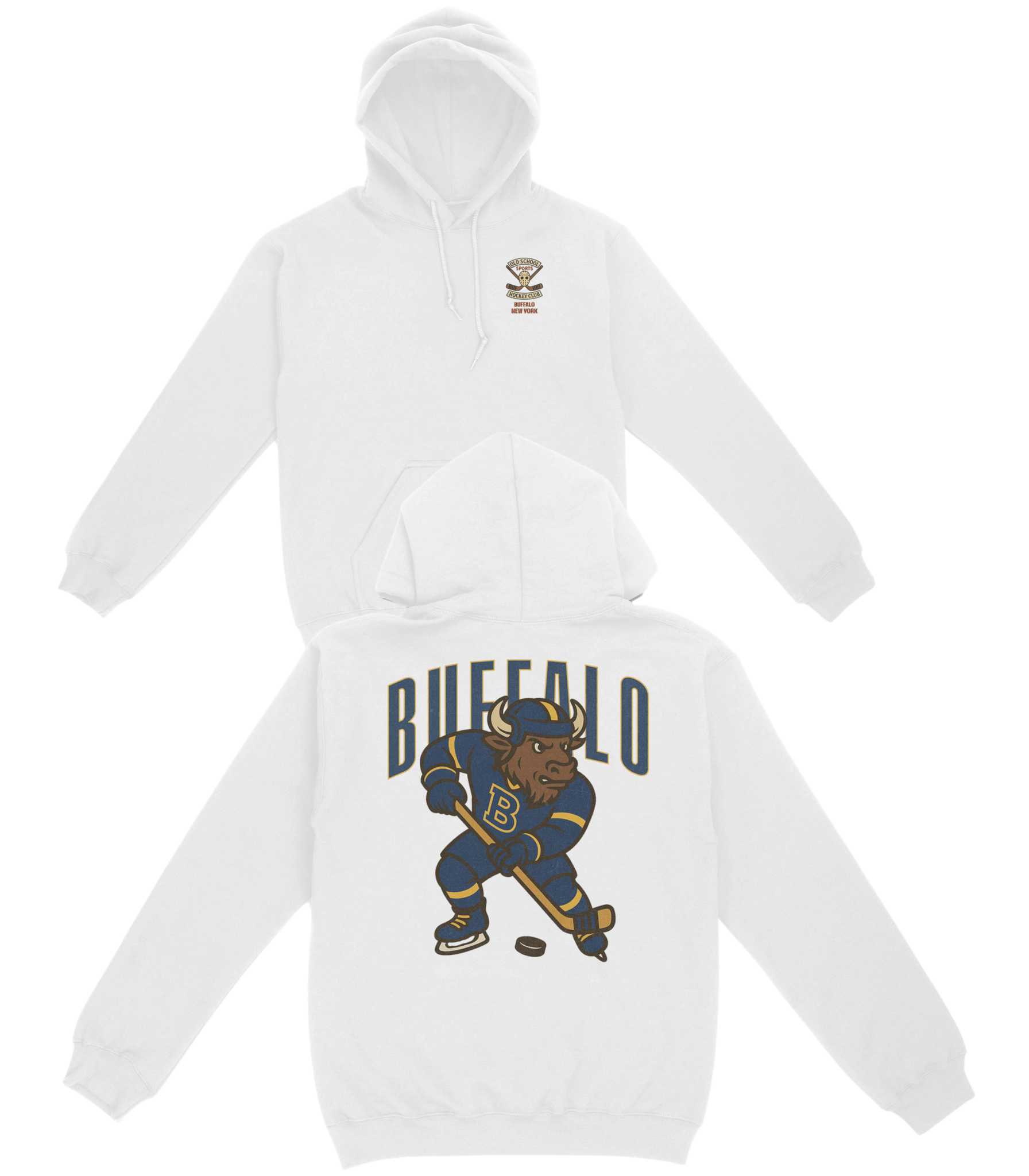 Buffalo Hockey v3 Basic Hoodie - Old Time Sports