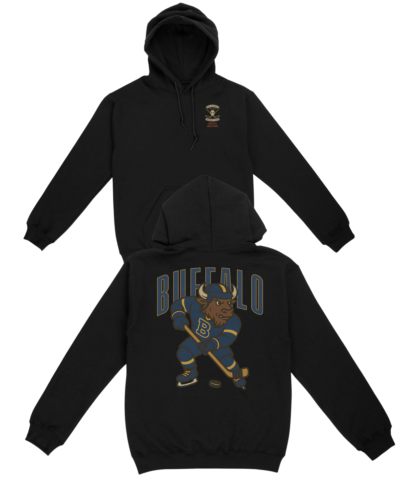 Buffalo Hockey v3 Basic Hoodie - Old Time Sports
