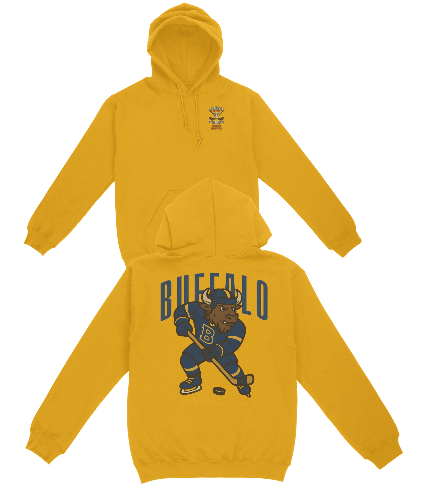 Buffalo Hockey v3 Basic Hoodie - Old Time Sports