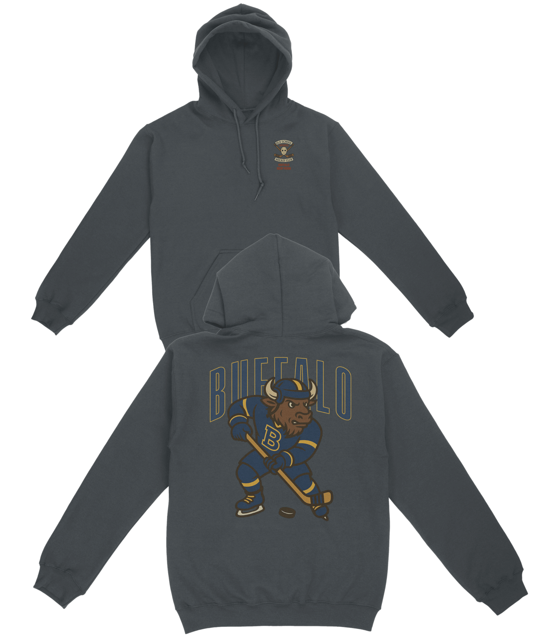 Buffalo Hockey v3 Basic Hoodie - Old Time Sports