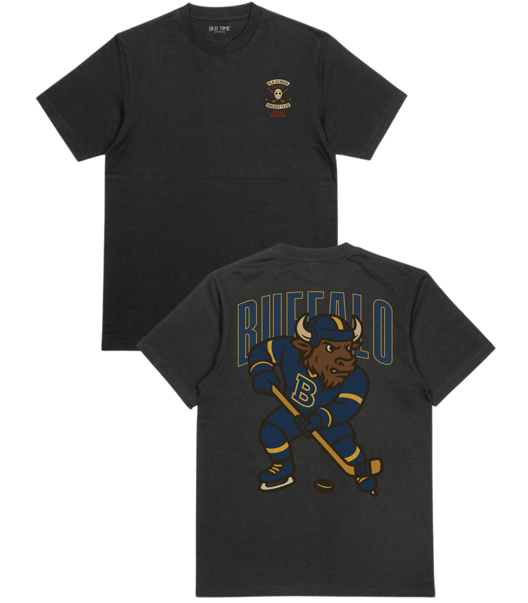 Buffalo Hockey v3 T-Shirt - Old Time Sports