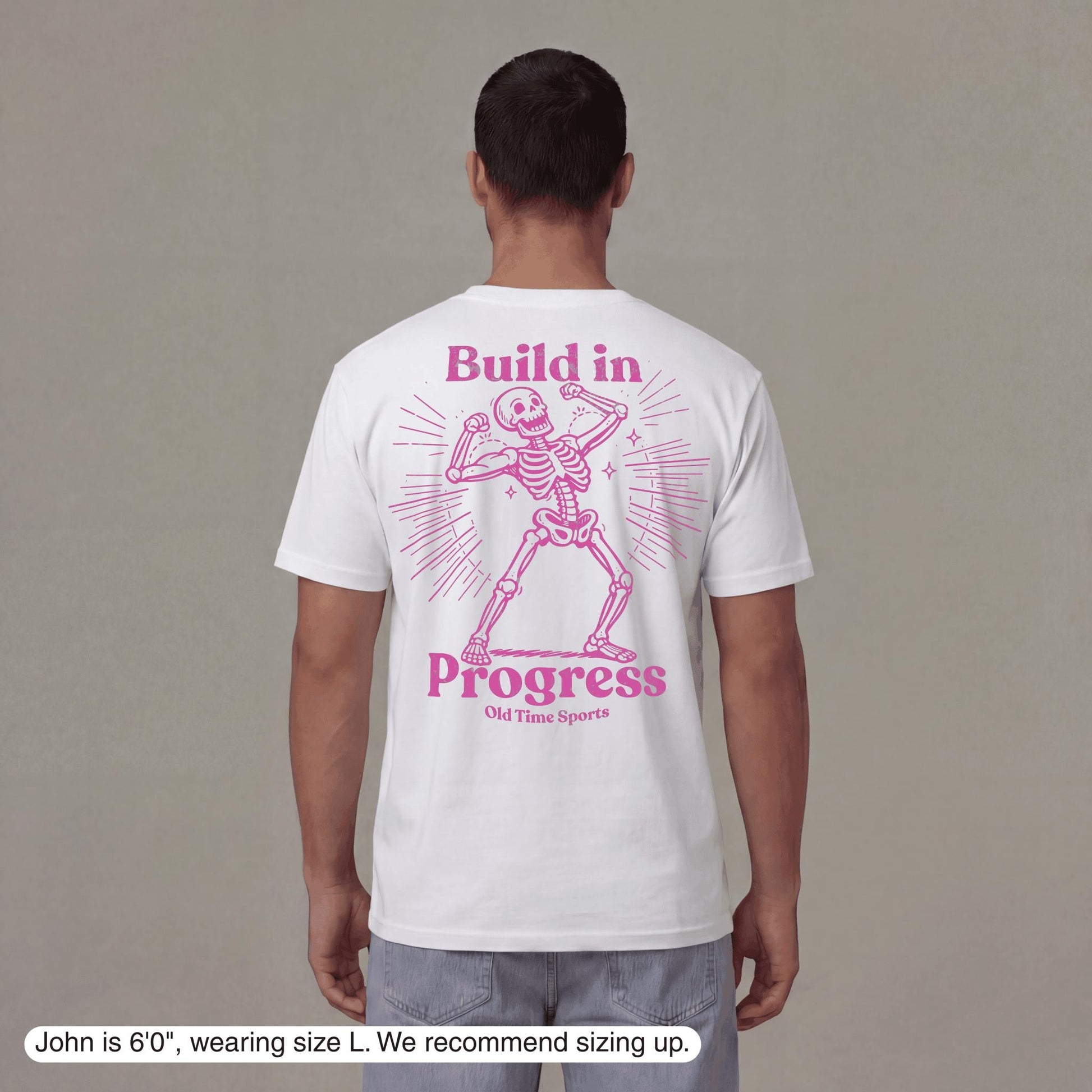 Build in Progress Skeleton T-Shirt - Old Time Sports