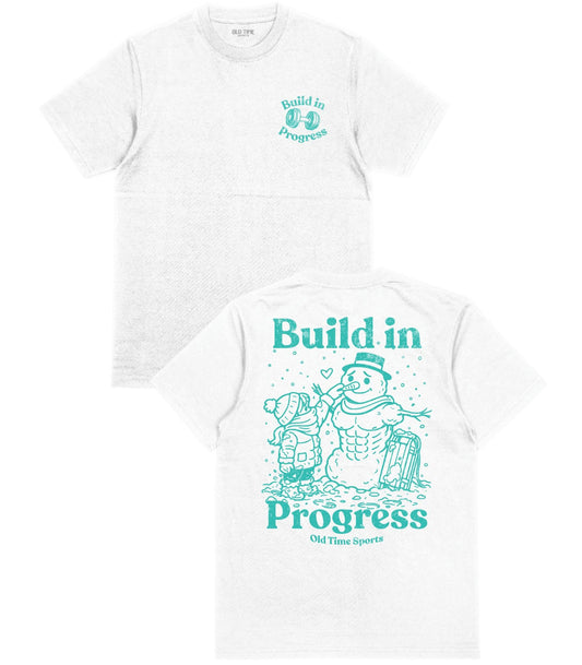 Build in Progress Snowman T-Shirt