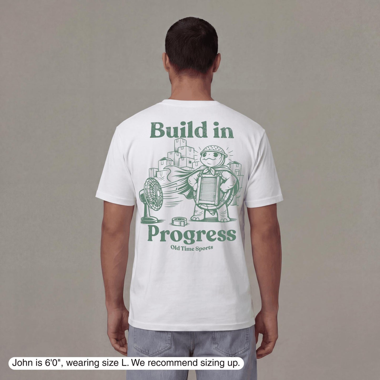 Build in Progress Turtle T-Shirt - Old Time Sports