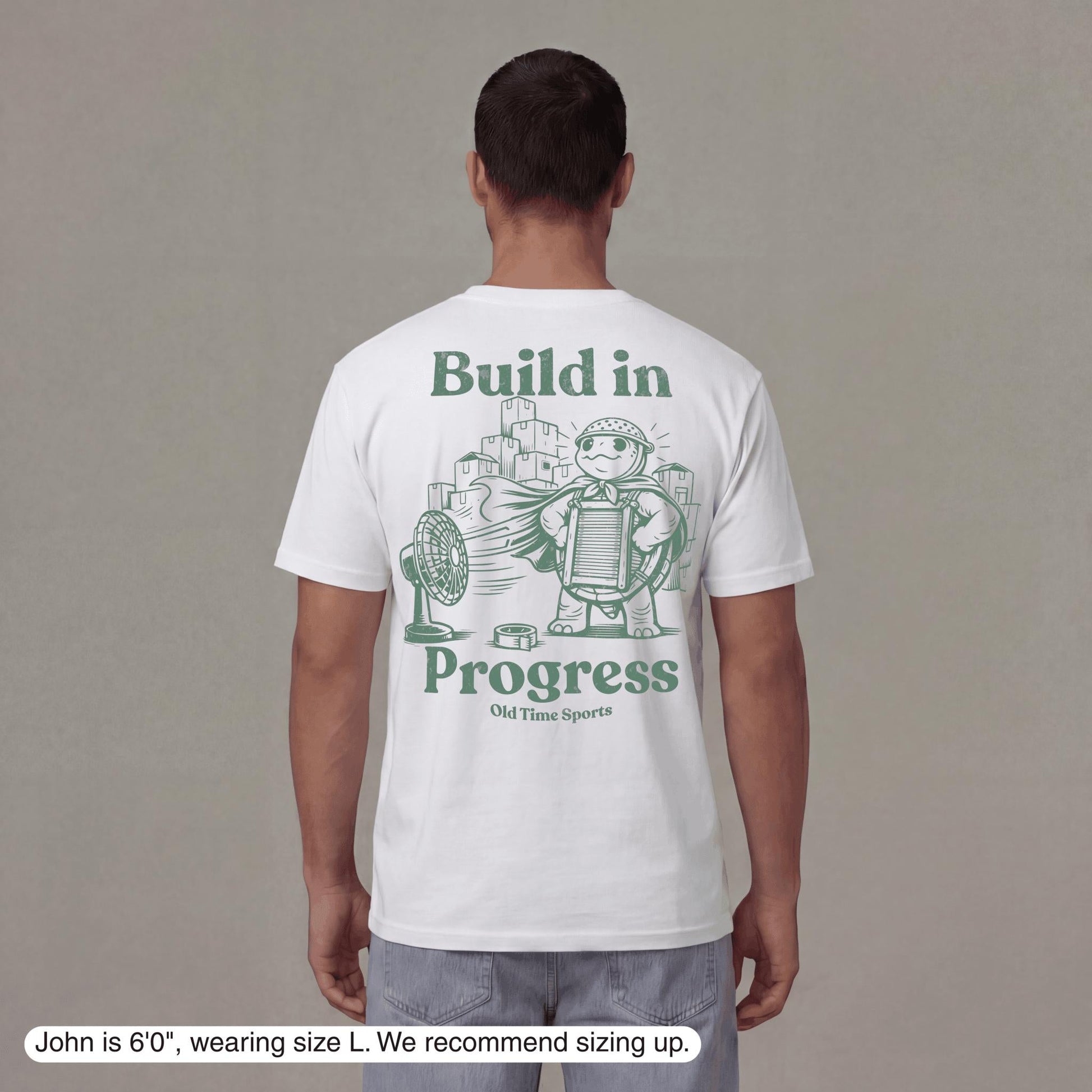 Build in Progress Turtle T-Shirt - Old Time Sports
