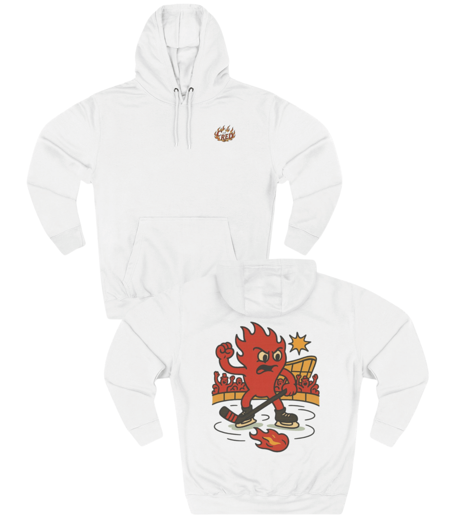 C of Red v3 Hoodie - Old Time Sports